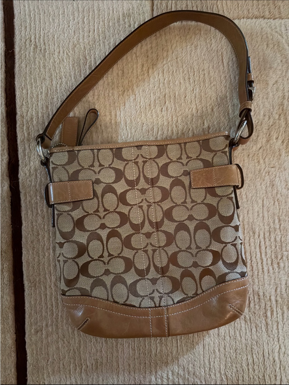 Coach 3577 Tan Shoulder Bag